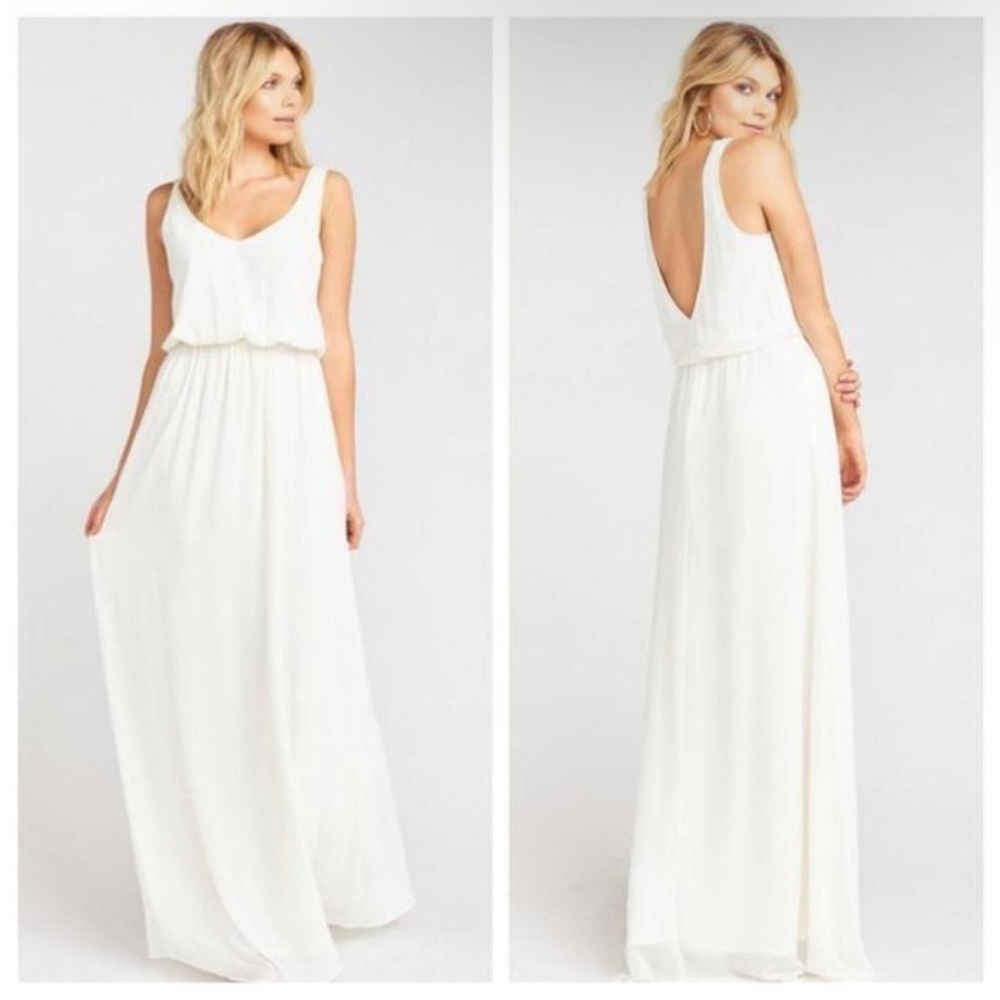 Show Me Your MuMu Ivory Maxi Dress